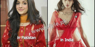 Source: style.pk - Pakistani and Indian Models difference