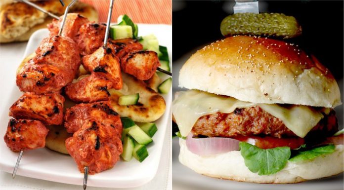 Picture: Bun Kabab and Seekh Kabab - Karachi famous food