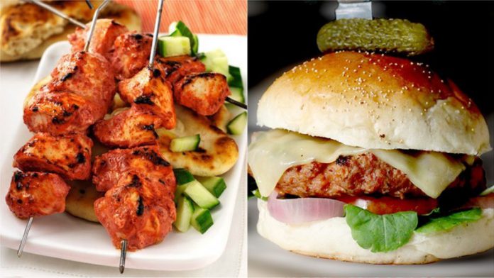 Picture: Bun Kabab and Seekh Kabab - Karachi famous food