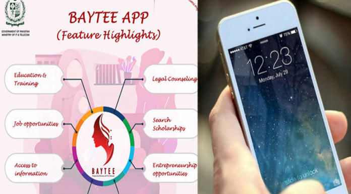 GOVT ESTABLISH ‘BAYTEE APP’: Entitling women by setting up ‘BAYTEE’ app.