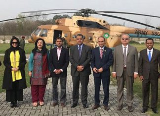 A six-member delegation of ‘OIC’ visited the LoC and briefed over Indian ceasefire violations.