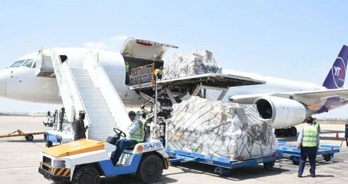 Another special plane of China carrying medical supplies regarding Coronavirus pandemic.