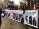 Protest held in Kabul for anti-Muslims attacks in New Delhi.