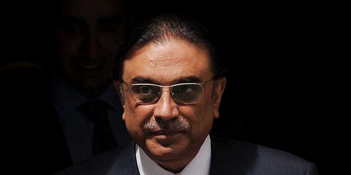 Asif Ali Zardari transferred money from a fake company to his company’s account.