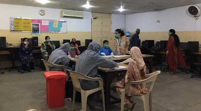 13% positive cases among the school staff in private schools found in Karachi.