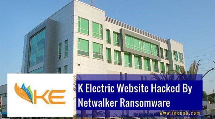Pakistan’s largest private electricity provider, K-Electric, hit by Netwalker ransomware.