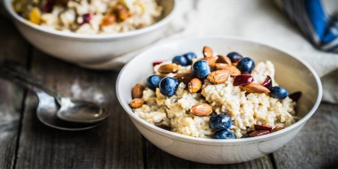 Porridge loaded with healthy fiber and micro-nutrients benefits your overall health.