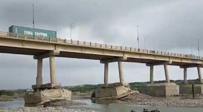 The Hub river bridge’s condition poses a serious threat to the public.
