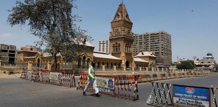 Sindh government imposed a mini lockdown in Karachi to control coronavirus.