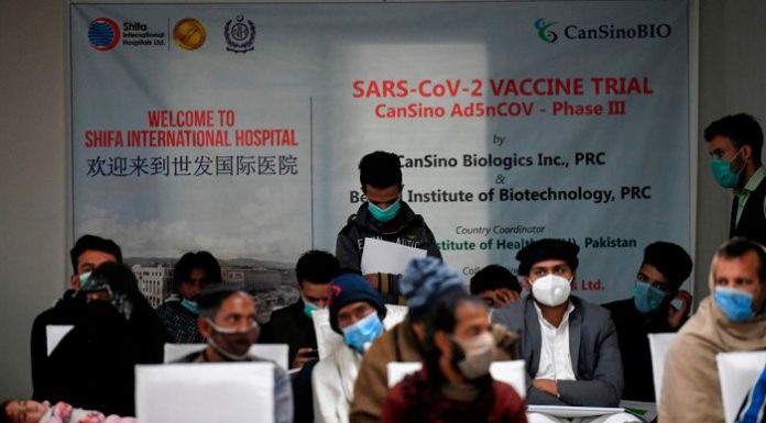 Final trials of a Chinese-made vaccine for coronavirus.
