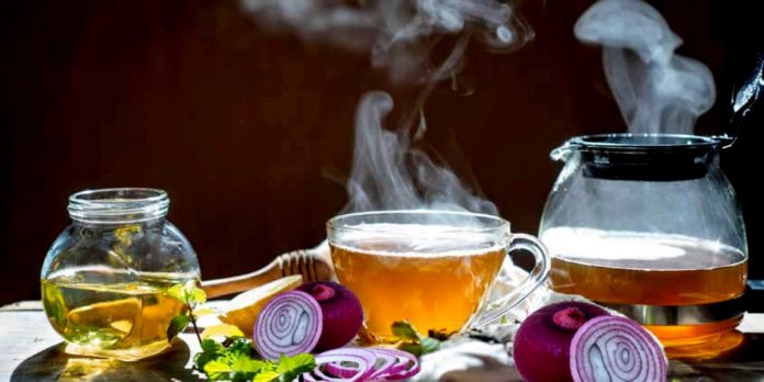 Onion tea is best to boost immunity and to feel relief in this winter season.