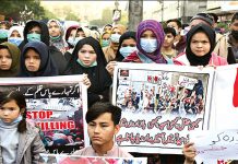 Hazara continuing sit-Ins and protest demanding for justice