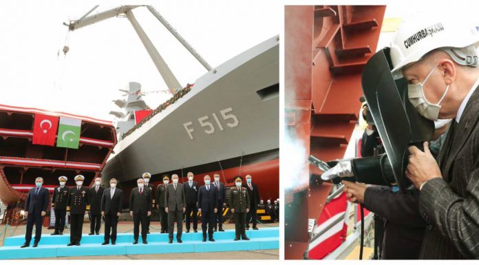 MILGEM project 'welding of third ship to be started for Pakistan Navy