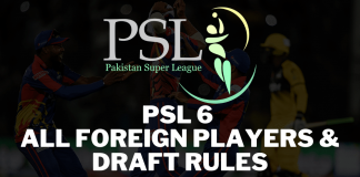 PSL 2021 Draft has the biggest Foreign Players