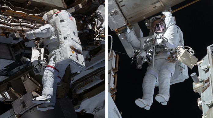 Nasa astronauts complete power upgrades for space station