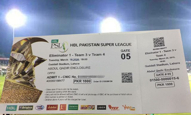 PSL 6 tickets now available pre-book online for upcoming matches
