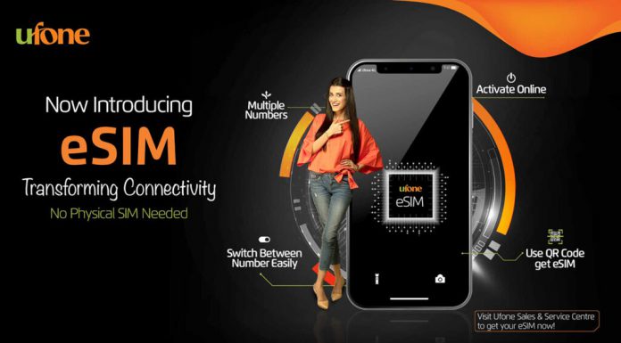 Ufone Network launches its eSIM first time in Pakistan