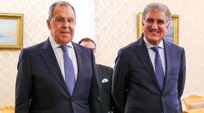Lavrov, Russian FM, to Arrive Pakistan-2 day Official Visit