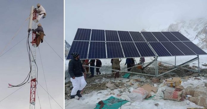 Pakistan Installs first Mobile Phone Tower At Base Camp of K2 - 2021
