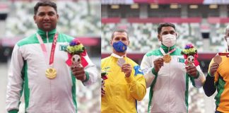 Haider Ali achieves for Pakistan gold medal at the Tokyo Paralympics.