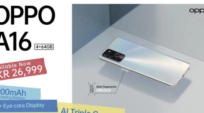 OPPO Launches New OPPO A16 in Pakistan with a long-lasting battery.