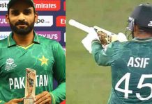 T20 World Cup: Pakistan’s Asif Ali voted ICC Player of the Month.
