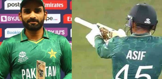 T20 World Cup: Pakistan’s Asif Ali voted ICC Player of the Month.