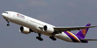 THAI AIRWAYS: Airlines set to resume flight operations in Pakistan.