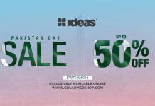Ideas by Gul Ahmed: Pakistan Day Online Sale To Start From March 9