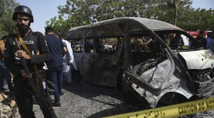 Karachi University blast: Four, including a Chinese national, were killed.