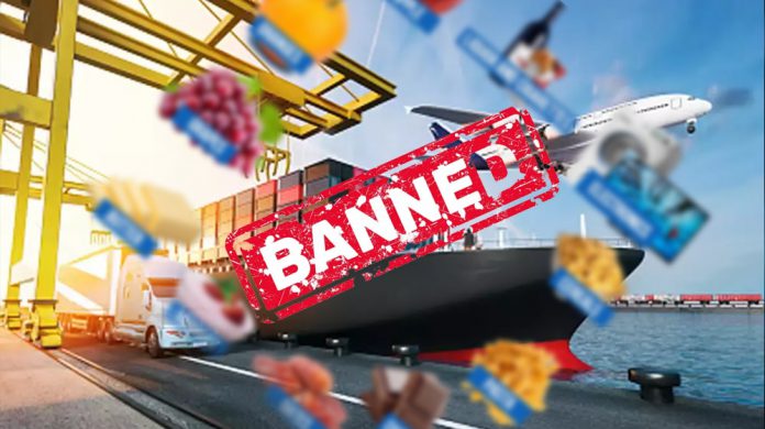 The Govt has banned the import of non-essential items to control inflation
