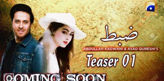 Zabt: Haroon and Nimra Khan to feature together in an upcoming drama
