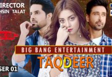 Upcoming drama serial Taqdeer featuring Alizeh Shah and Sami Khan