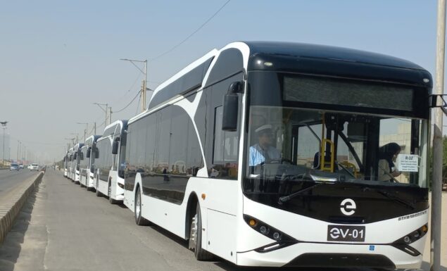 The country’s first electric bus service Officially Launches in Karachi