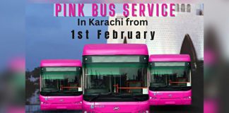 Pink Bus Service for women starts in Karachi by Sindh Government
