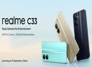 Realme C33 launched -Stylish Design & Camera Features