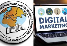 Federal Board offers Ten New Courses for matric-tech and inter-tech