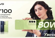 Vivo Launched Y100 in Pakistan with a Dynamic Color Changing Feature.